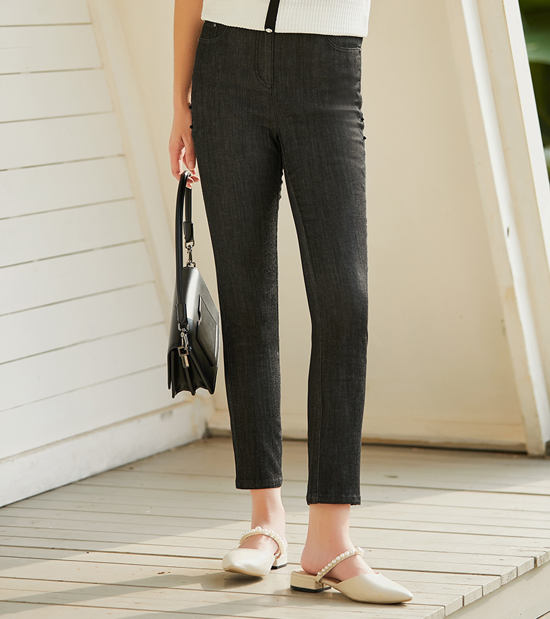 2023 Spring and Summer New Elegant Series Retro Loose Microlar Trousers