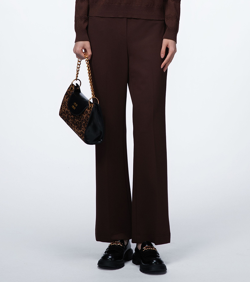 2025 Autumn and Winter New Casual Series Retro Fashion High-Waist Slightly Flared Pants