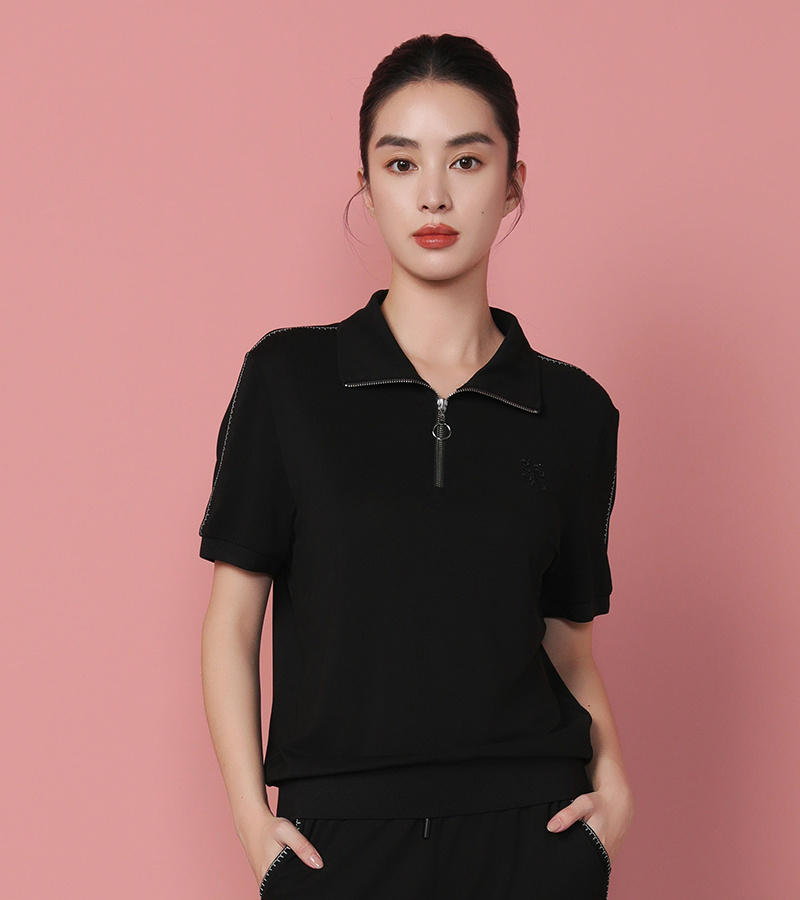 2025 Spring/Summer New Arrivals Casual Series Temperament Simple Turn-Down Collar Blouse