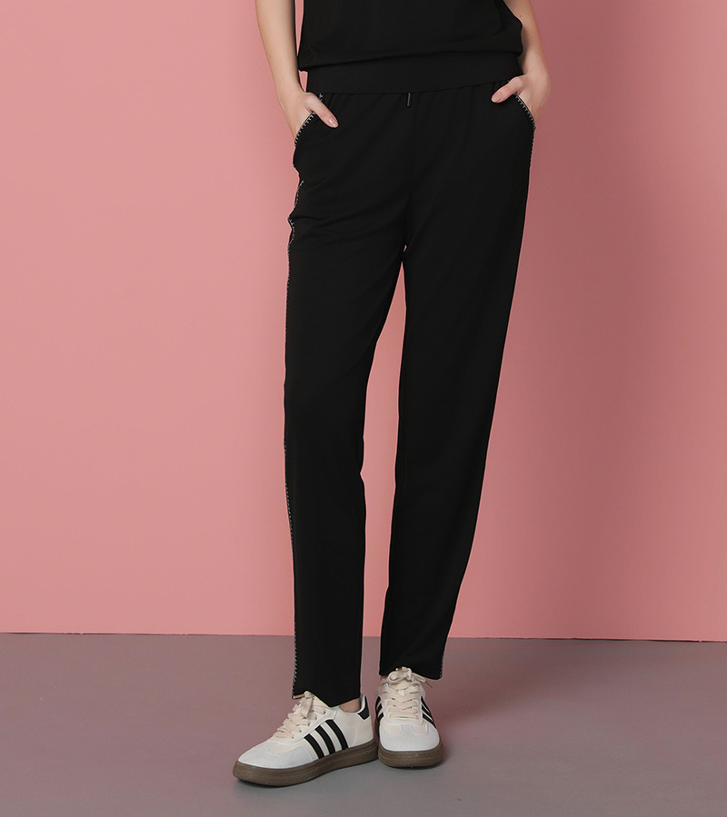 2025 Spring/Summer New Arrivals Casual Series Classic Simple High-Waisted Loose-fitting Skinny Pants