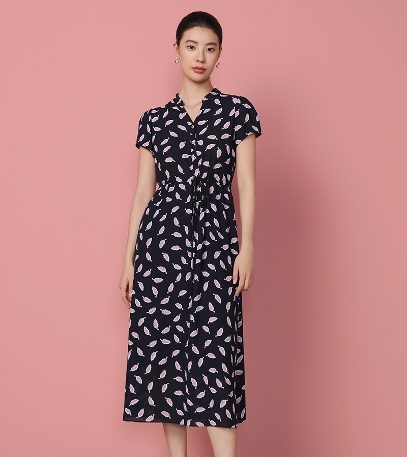 2025 Spring/Summer New Elegant Series Vivid and Interesting Printed Dress