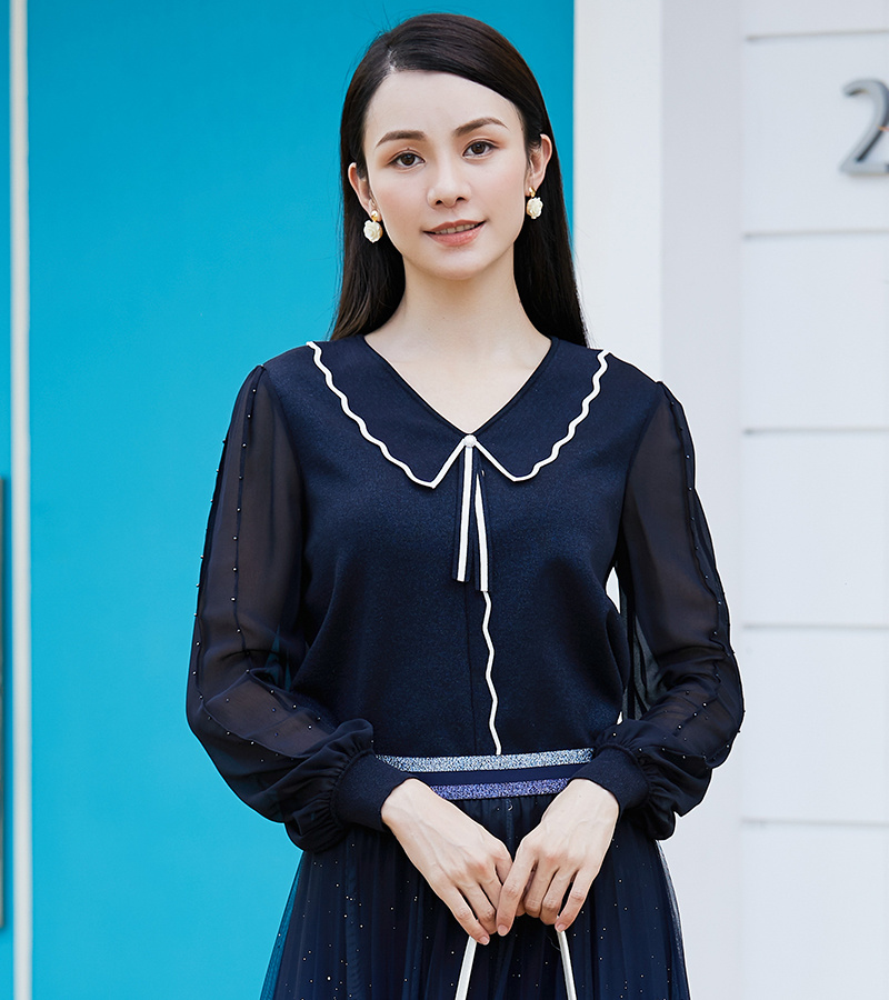 2023 Spring and Summer New Elegant Series Sweet Pullover Baby Face Knit
