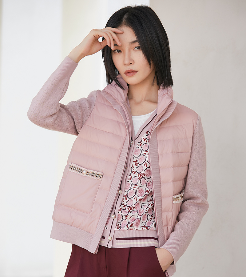 2022 Autumn New Elegant Series Temperament Warm High-grade White Goose Down Jacket