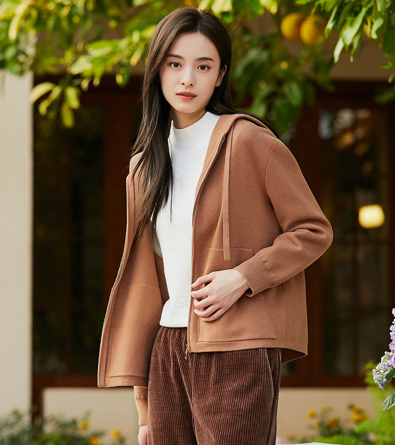 2023 autumn and winter new casual series gentle lazy style versatile coat