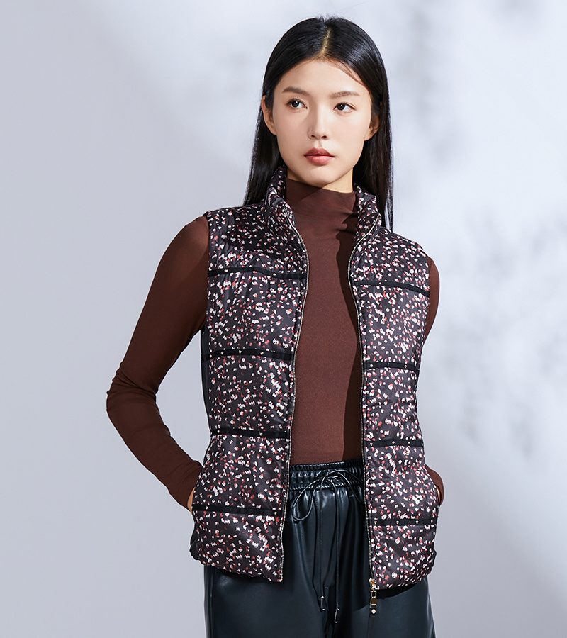 2024 Autumn/Winter New Casual Collection Unique Leopard Print Vest