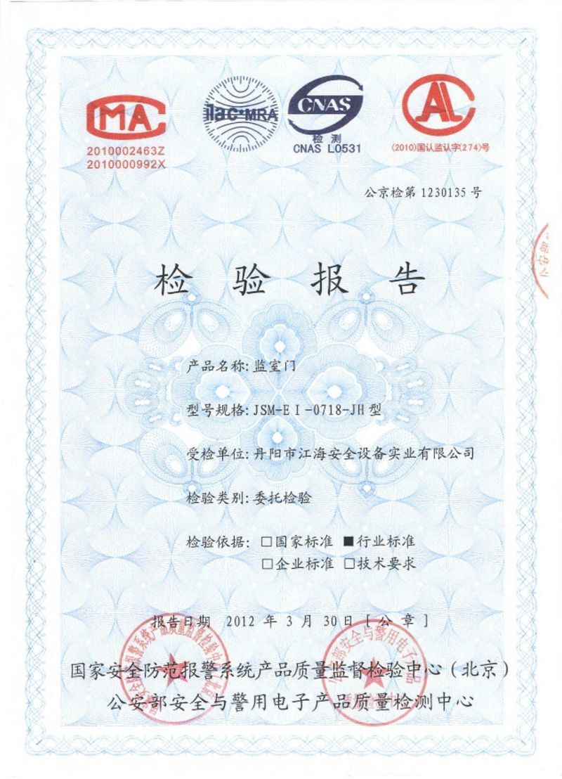 長軸門檢測報告
