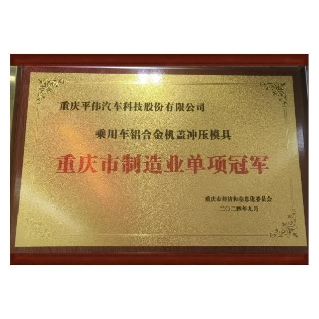 制造業(yè)單項冠軍