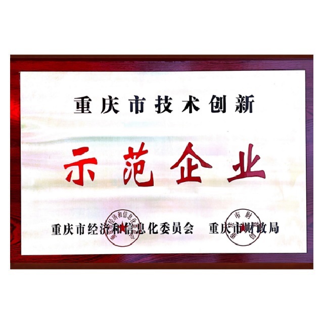 重慶市技術(shù)創(chuàng)新示范獎