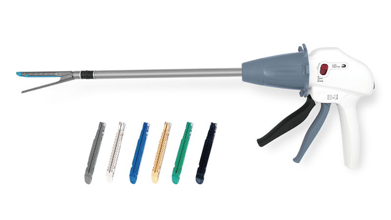 Disposable endoscopic cutting stapler and endoscopic components