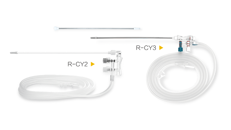 Disposable flushing aspirator (interchangeable head)