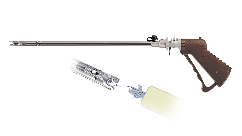 Endoscopic stapler and disposable components