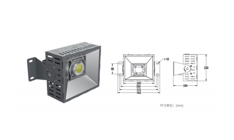 Crystal core series LED tunnel lamp