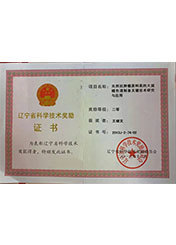 科學(xué)技術(shù)獎勵證書