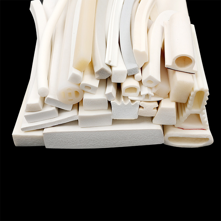 Silicone foam sealing strip
