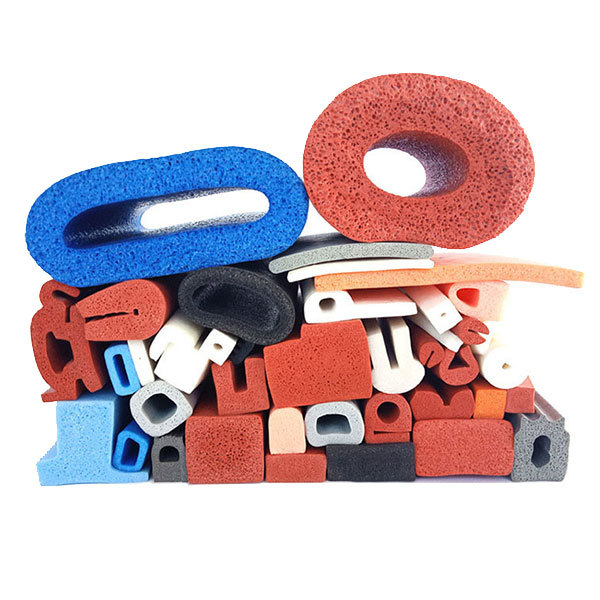 Silicone foam sealing strip