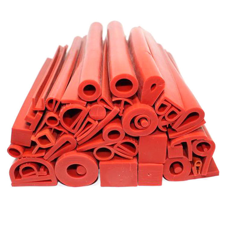 Silicone foam sealing strip