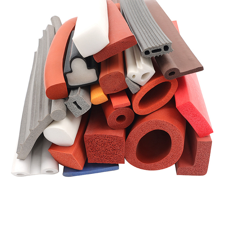 Silicone foam sealing strip