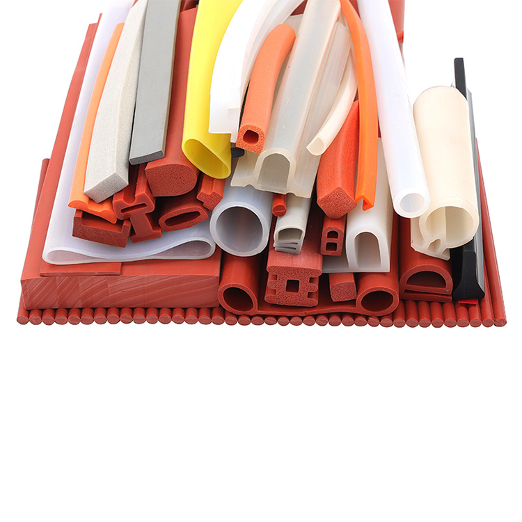 Silicone foam sealing strip