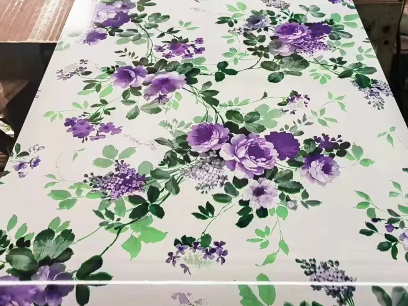 彩色印花板