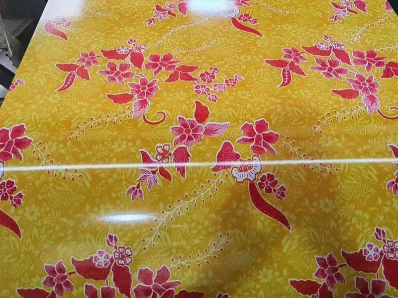 彩色印花板
