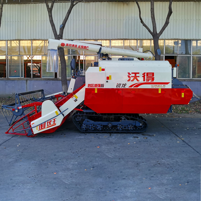 履帶自走全喂入式收割機