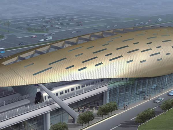 High-speed railway station