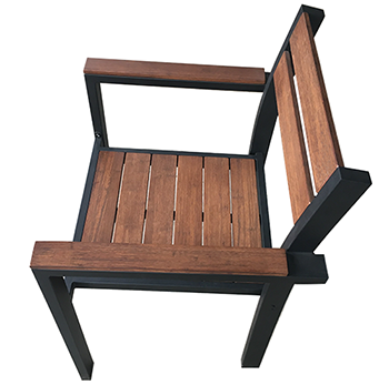 Chair with metal frame Chair with metal frame