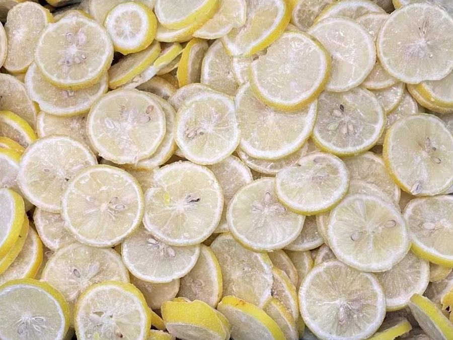 Frozen lemon slices IQF Lemon