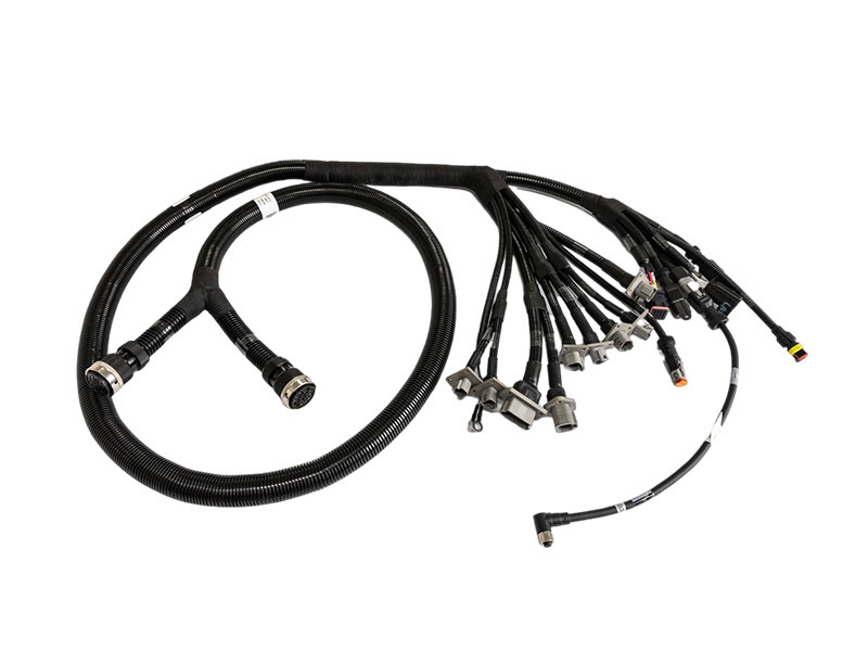 Engineering arm vehicle wire harness