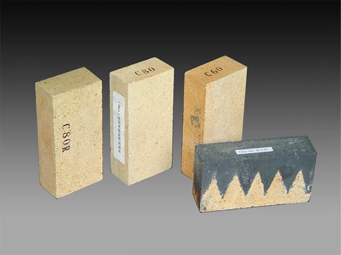 Refractory bricks for the building materials industry
