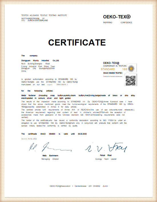 Qualification Certificate Qualification Certificate