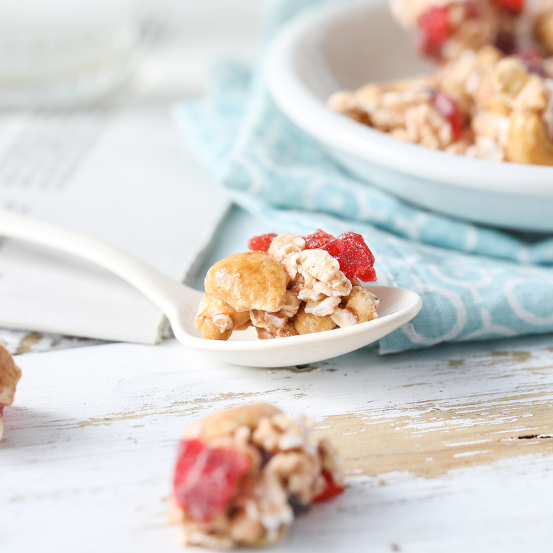 Golden Fruit Mixed Fruity Cashew Blended Brown Rice Crisp (Stir Fried Food)