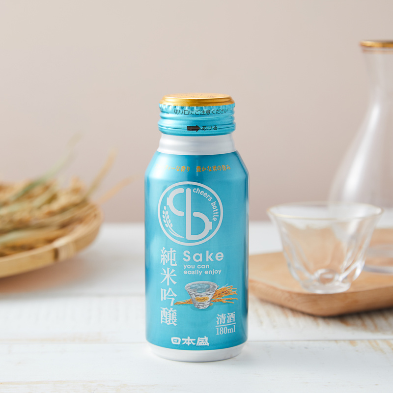 Japanese sake brewed with pure rice