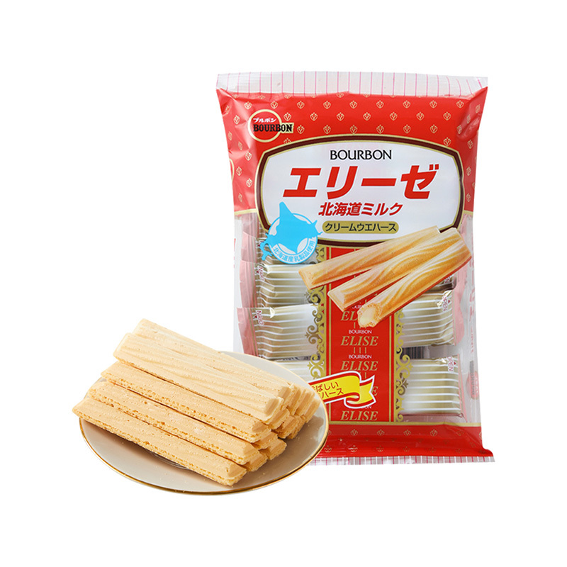 Wave Dream Milk Flavored Sandwich Waffle Biscuit Stick