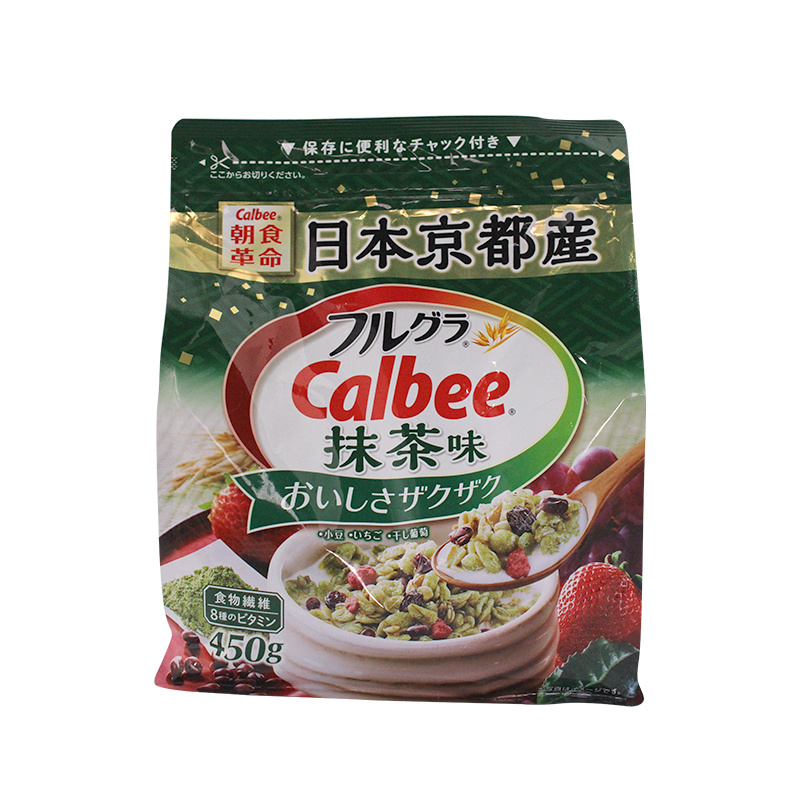 Calbee Fuguola Matcha Flavor Mixed Oatmeal