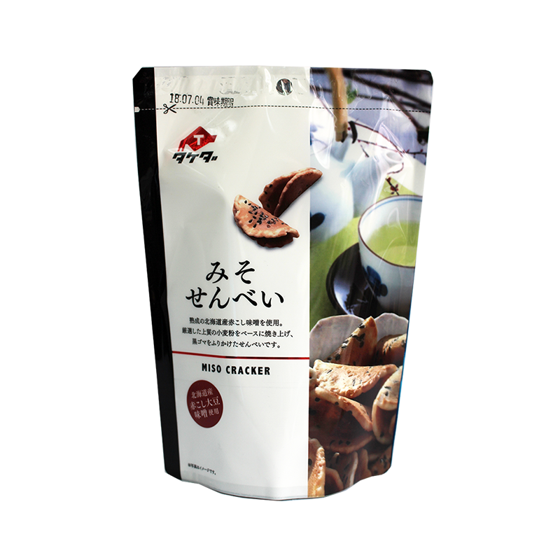 塔は北海道の味噌味のサクサクしたビスケットに達することができます。