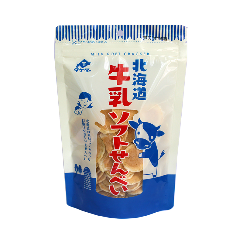 塔は北海道のミルク味のサクサクしたビスケットに達することができます。