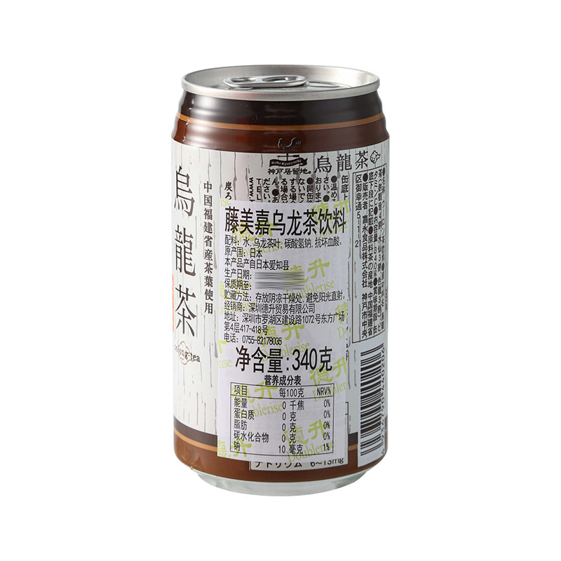 藤美嘉乌龙茶饮料