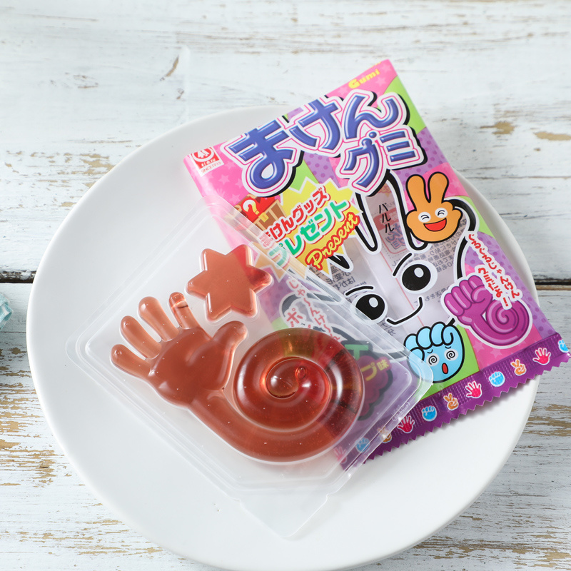 杉本屋石头剪刀布玩趣造型凝胶糖果（葡萄味）