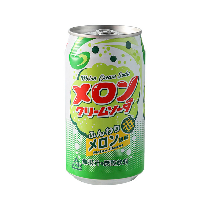 藤美嘉哈密瓜奶油碳酸饮料