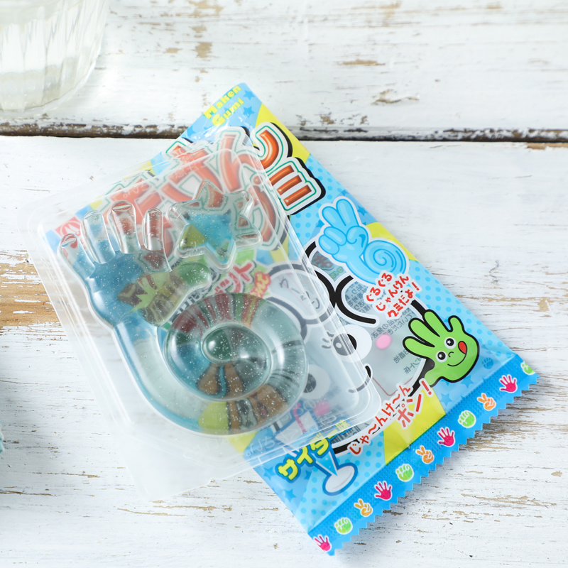 杉本屋石头剪刀布玩趣造型凝胶糖果（汽水味）