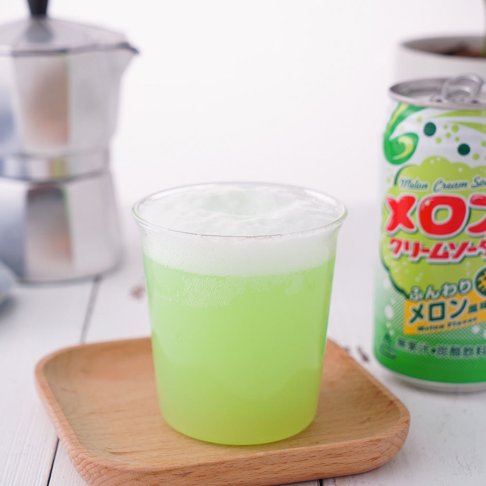 藤美嘉哈密瓜奶油碳酸饮料