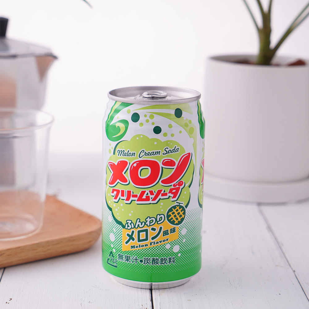 藤美嘉哈密瓜奶油碳酸饮料