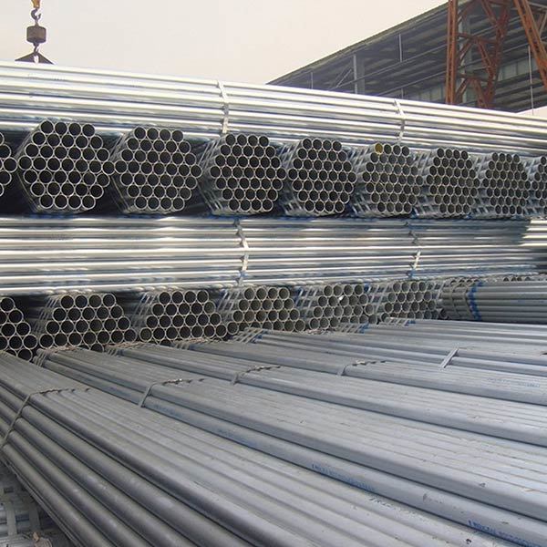 Galvanized seamless pipe