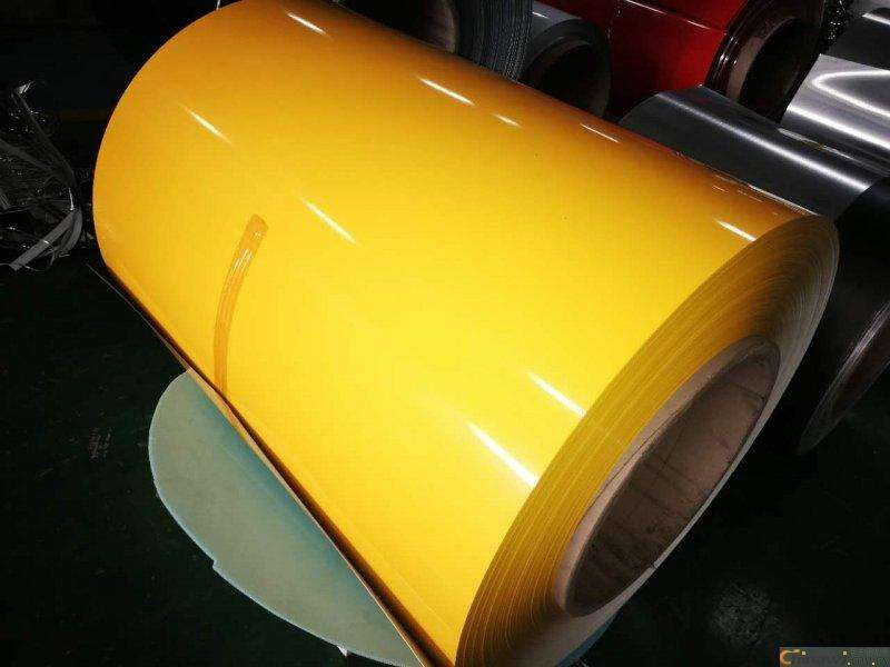 Color-coated aluminum sheet(Yellow)