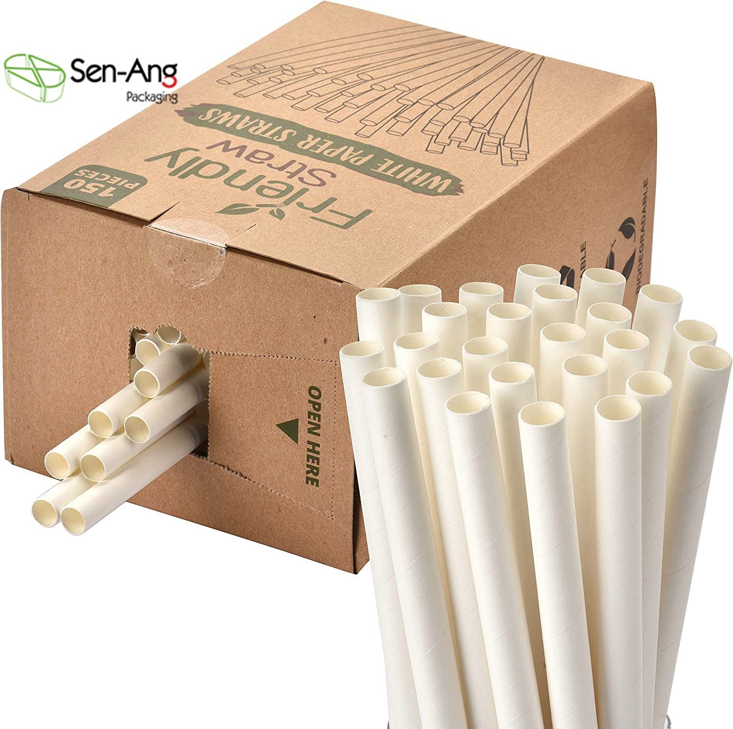 Wholesale Custom Printing Eco Friendly Biodegradable Paper Straw