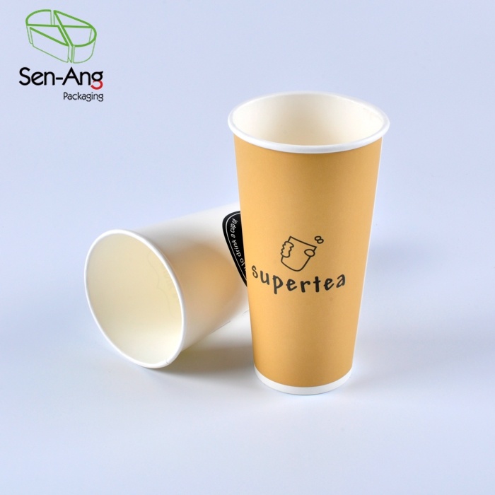 Good Selling Disposable Takeaway with Logo Single Wall Paper Coffee Cup