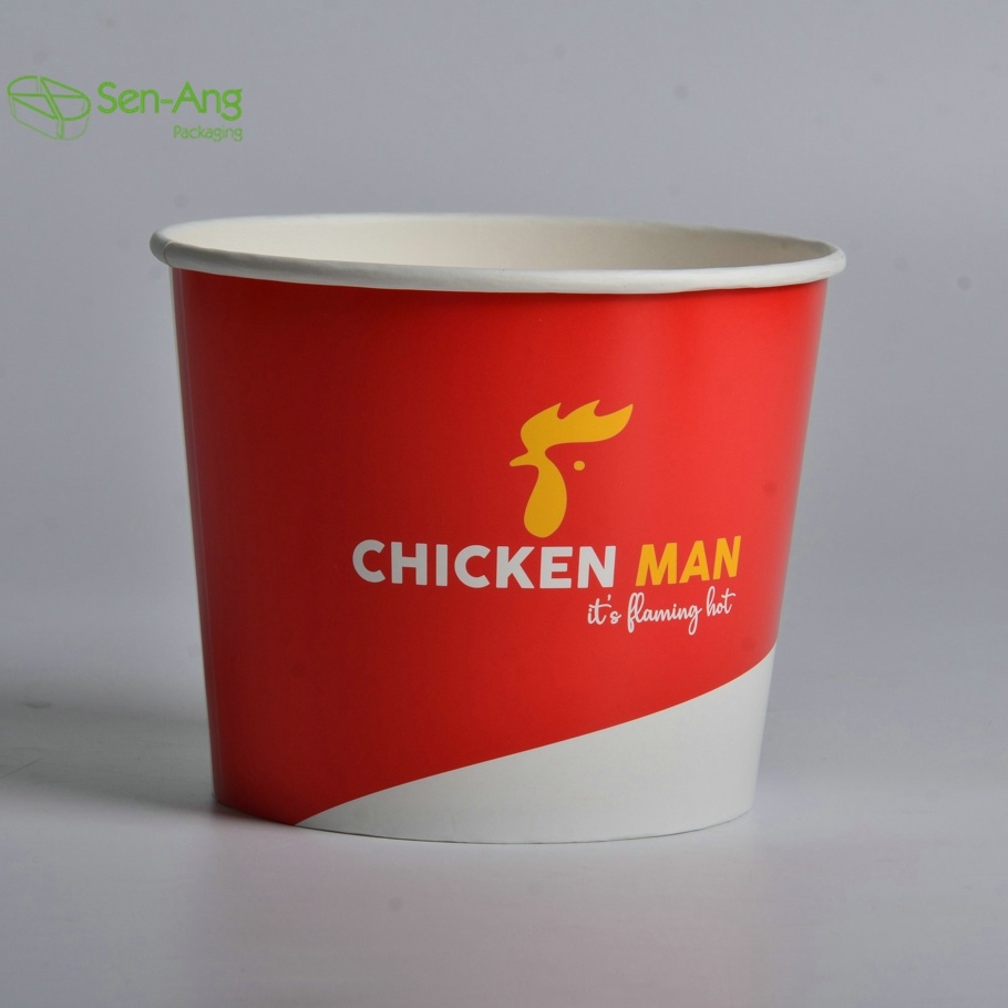 Cheap 32oz 46oz 64oz Paper Popcorn Wholesale Price Fried Chicken Bucket