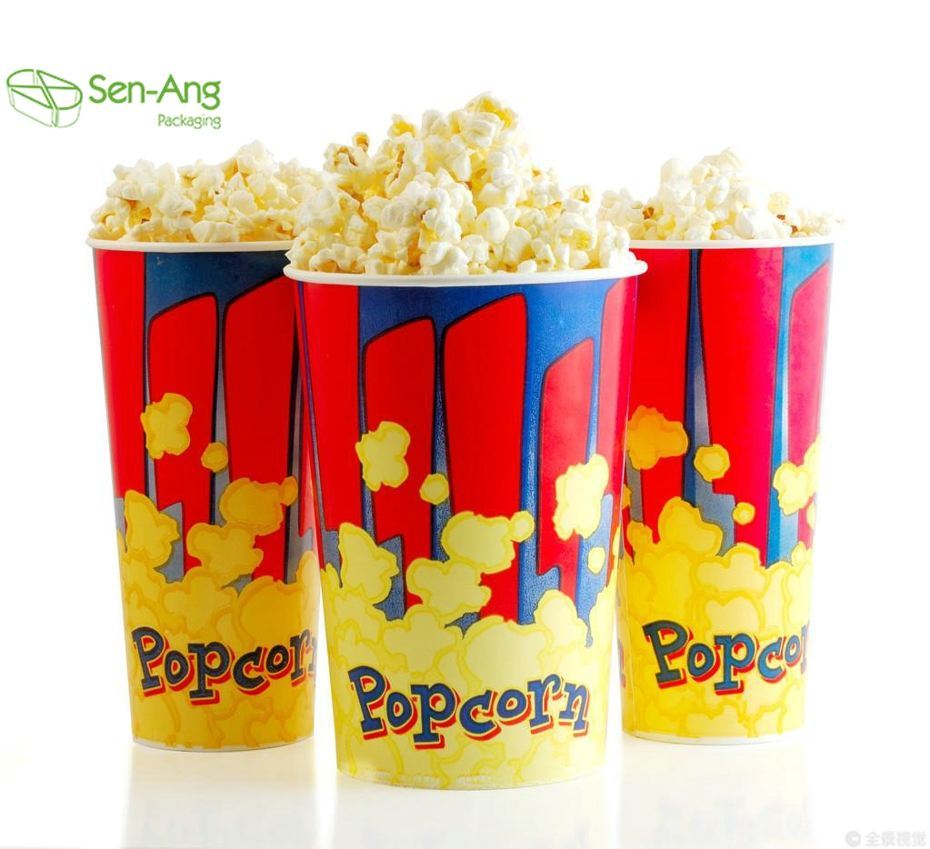 Custom Eco-Friendly Fry Takeaway Fried Chicken Popcorn Bucket