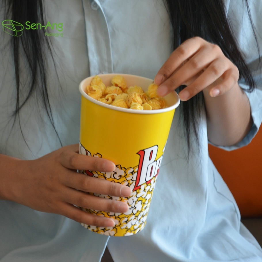 Brand New Porridge Custom Eco-Friendly Fried Chicken Popcorn Bucket